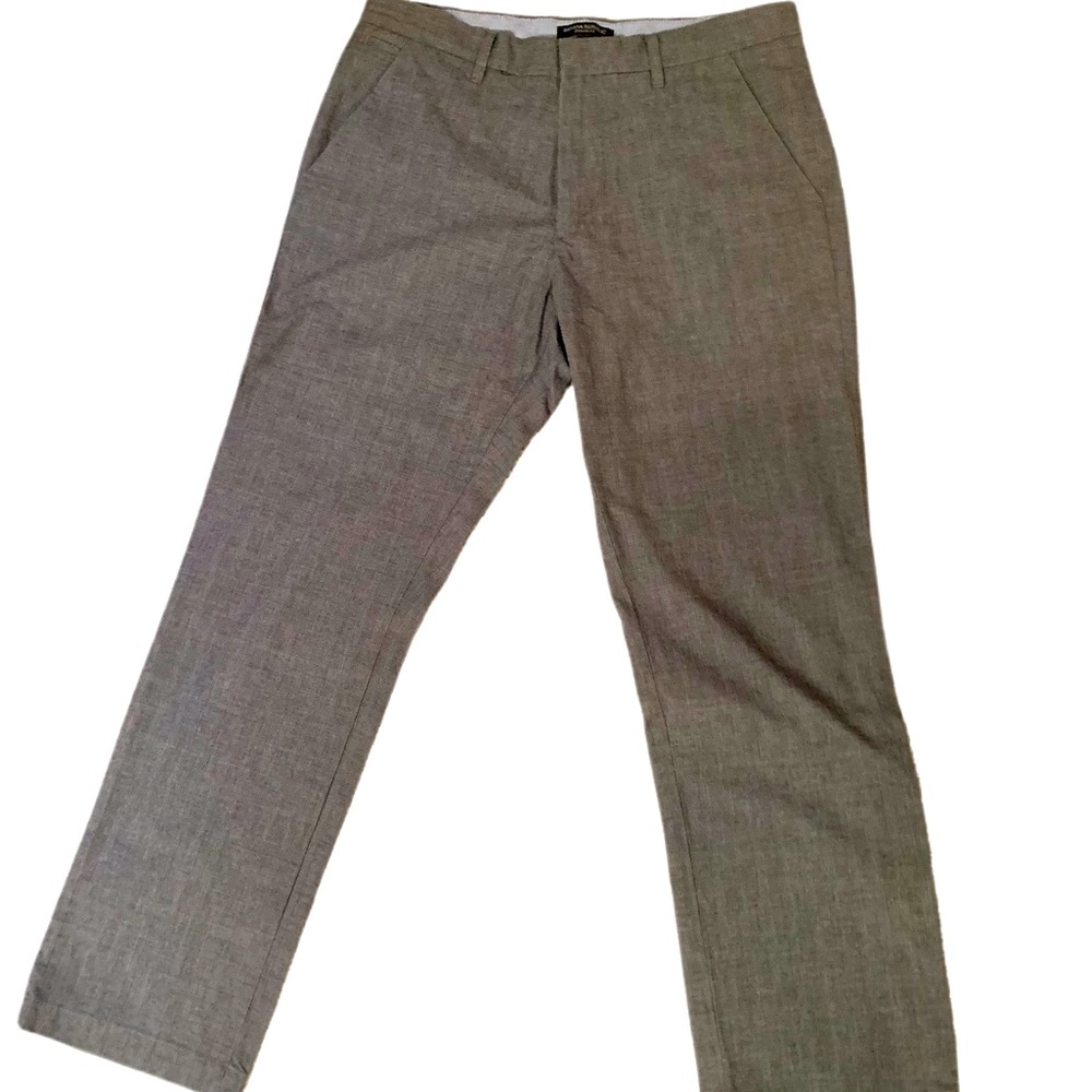 Casual Dress Pants, 100% Cotton, Banana Republic. Great pattern-excellent cond.